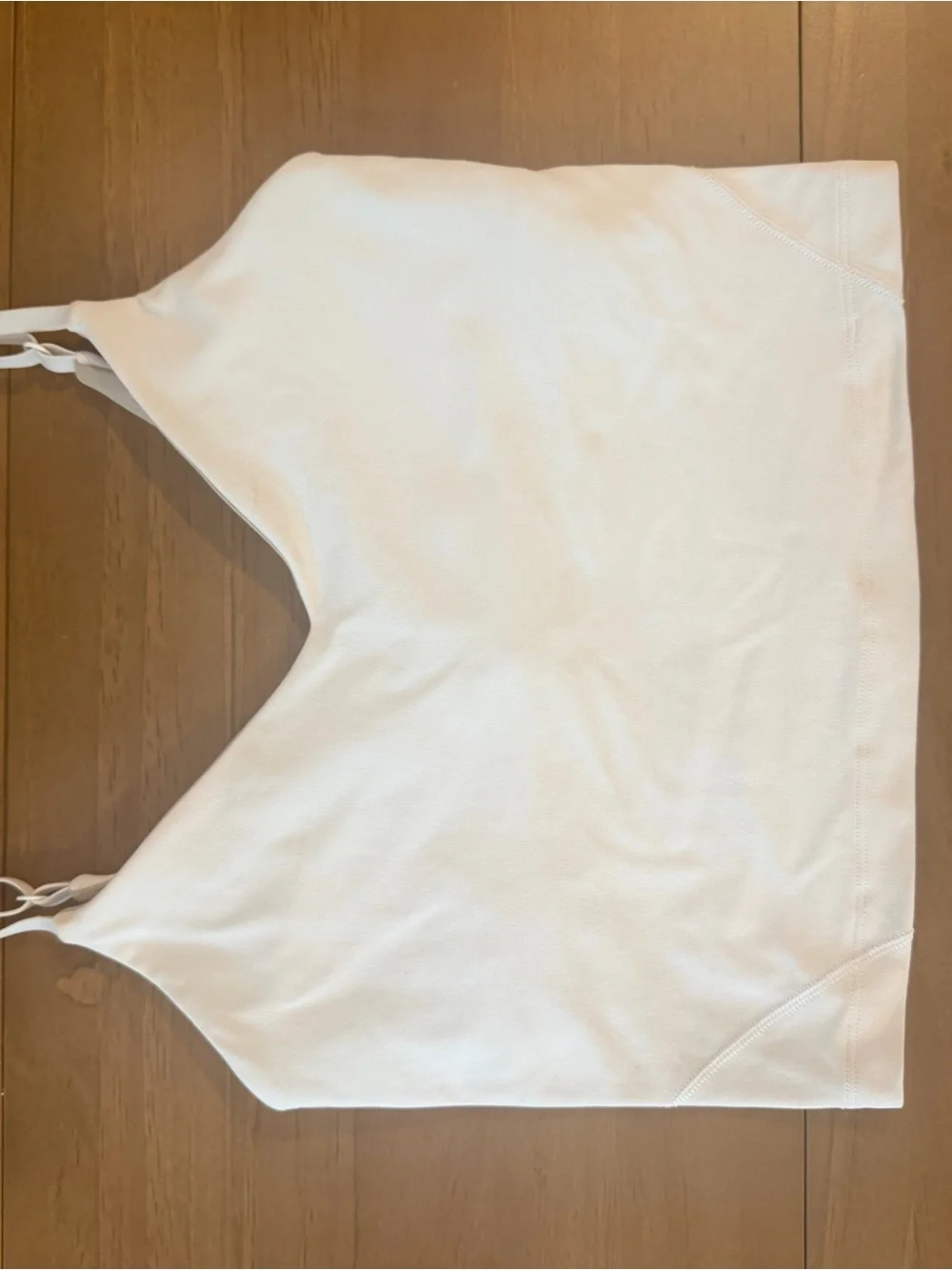 lululemon athletica White V-Neck Adjustable-Strap Tank